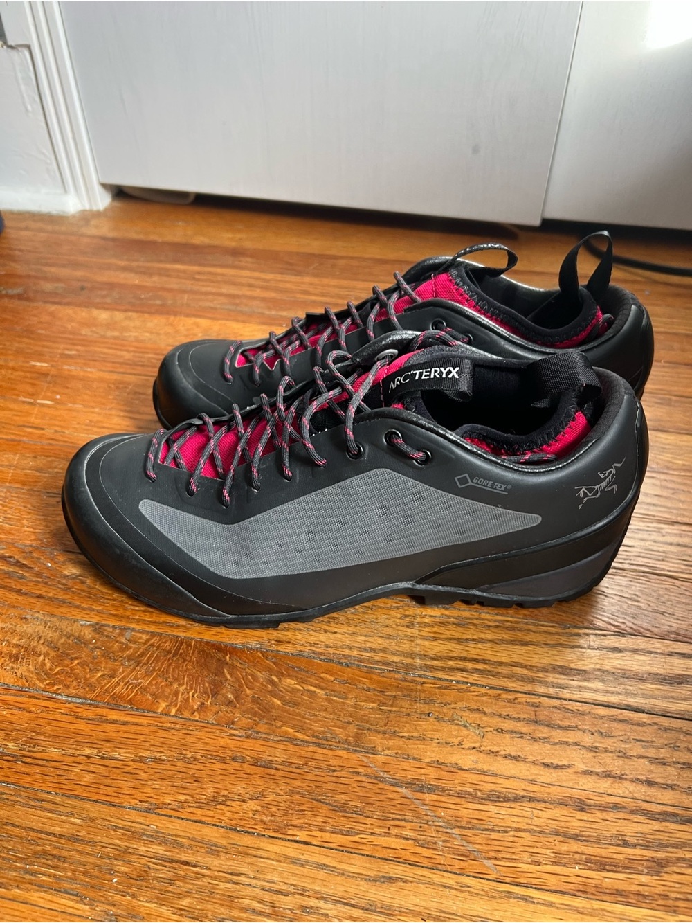 Arc’teryx Acrux FL GTX Graphite Arc/Orchid Arc Hiking Shoes Womens - 7.5 US